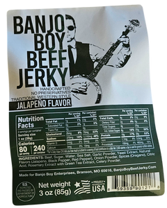 Banjo Boy Jalapeno Jerky